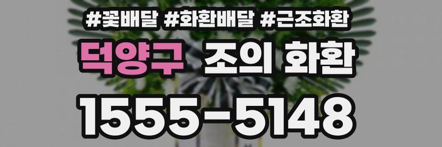 덕양구 조의 화환