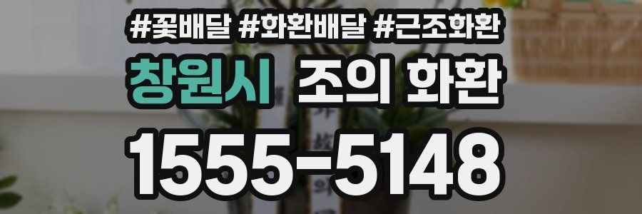 창원시 조의 화환