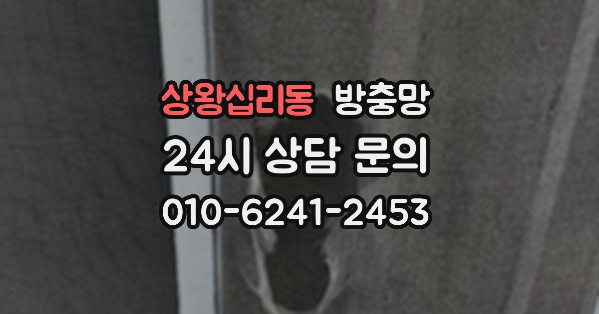 상왕십리동 방충망