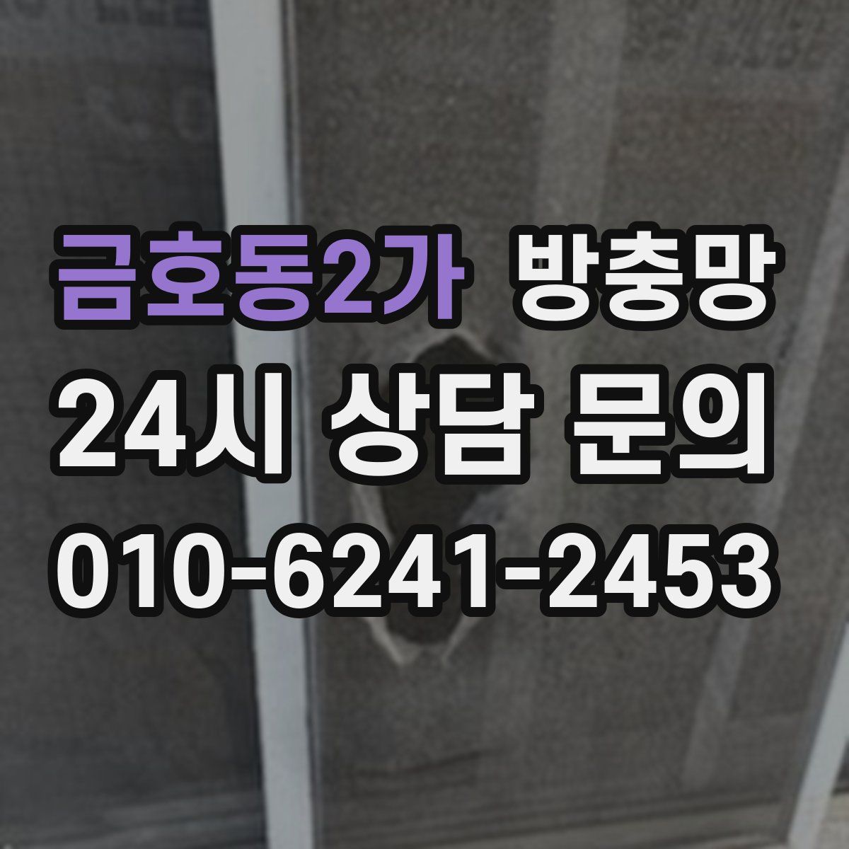 금호동2가 방충망