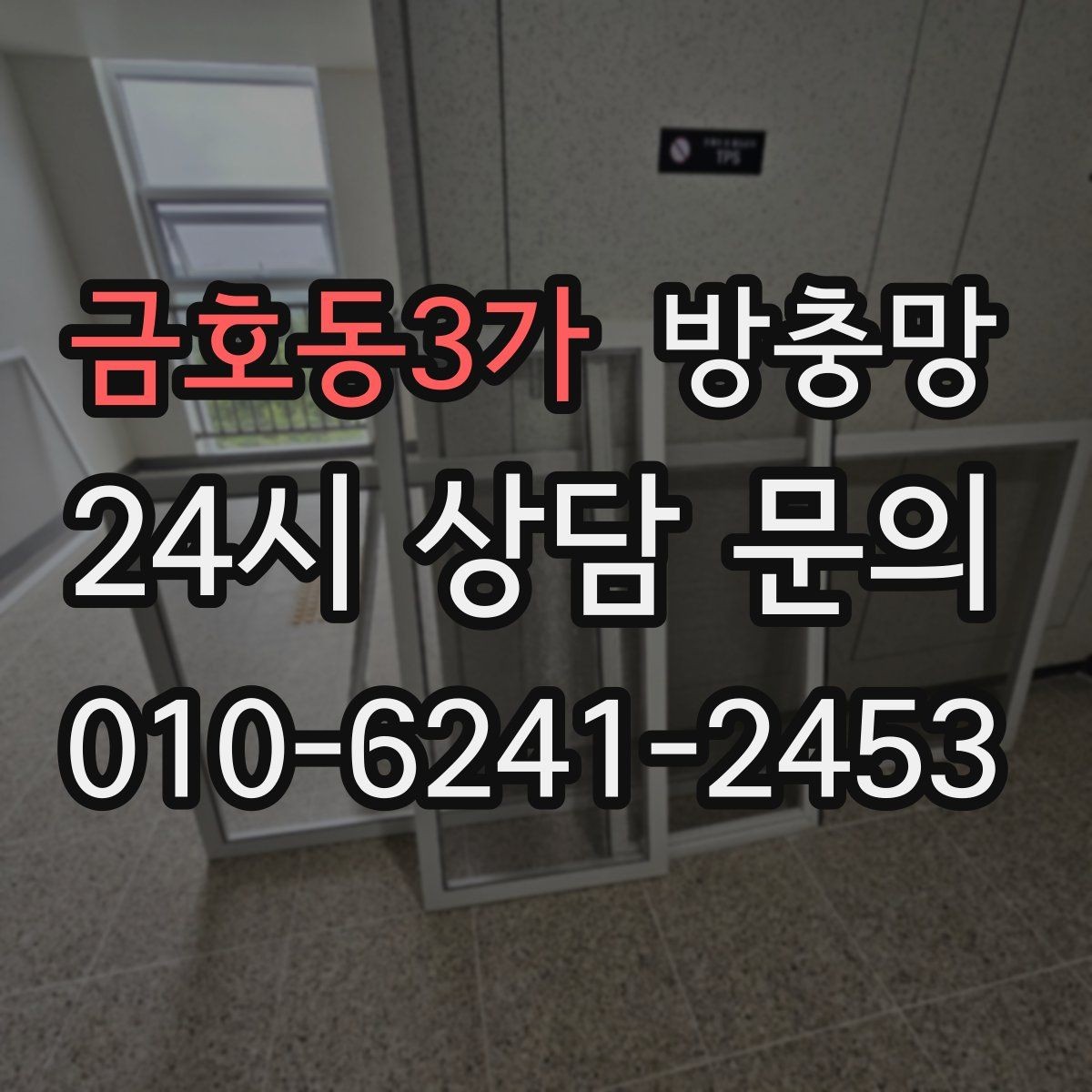 금호동3가 방충망 봄철 첫 환기 전에 확인할 3가지