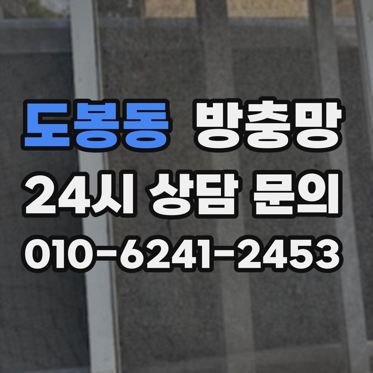 도봉동 방충망 문풍지로 해결되는 경우와 한계