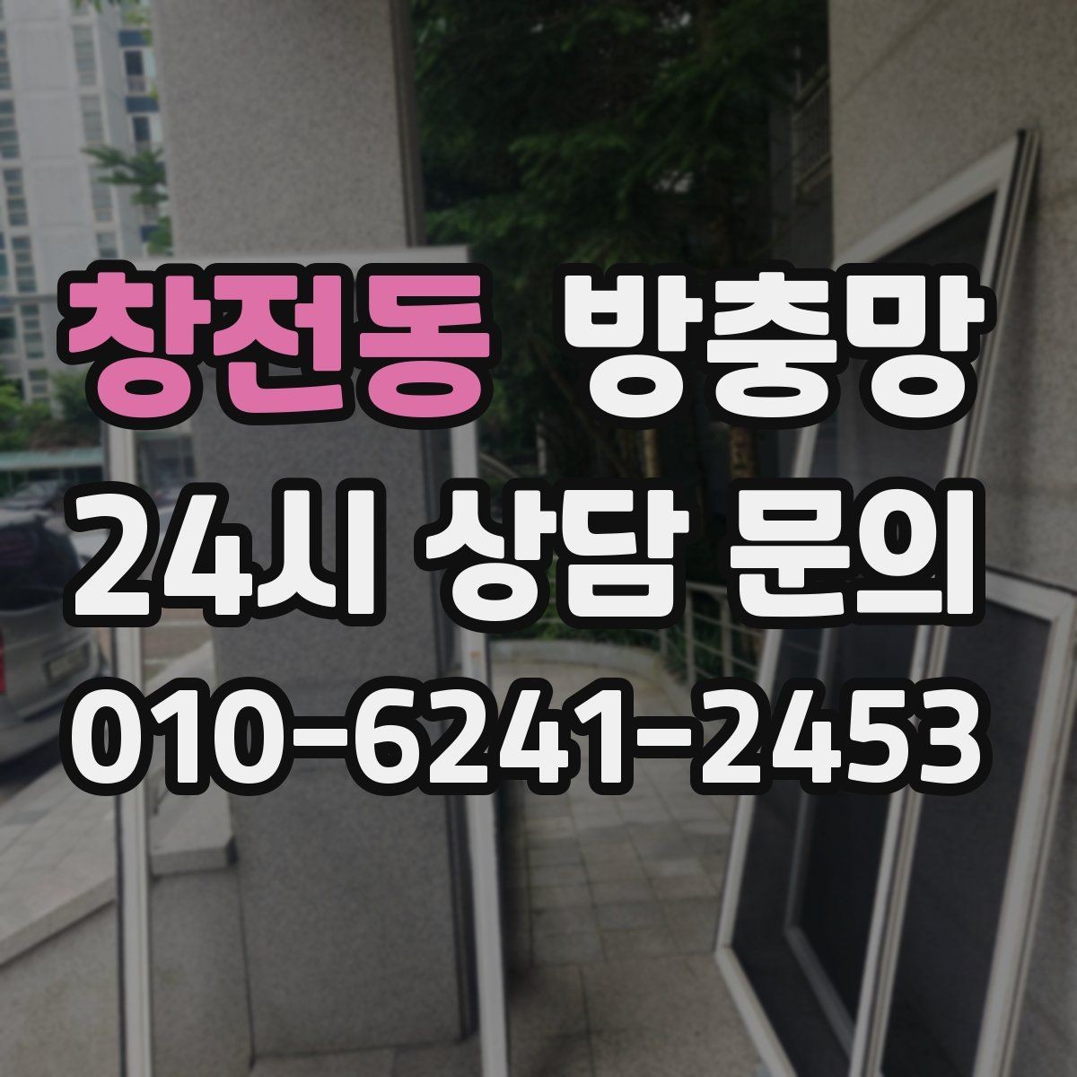 창전동 방충망 초파리 늘기 전에 주방 창을 먼저 확인