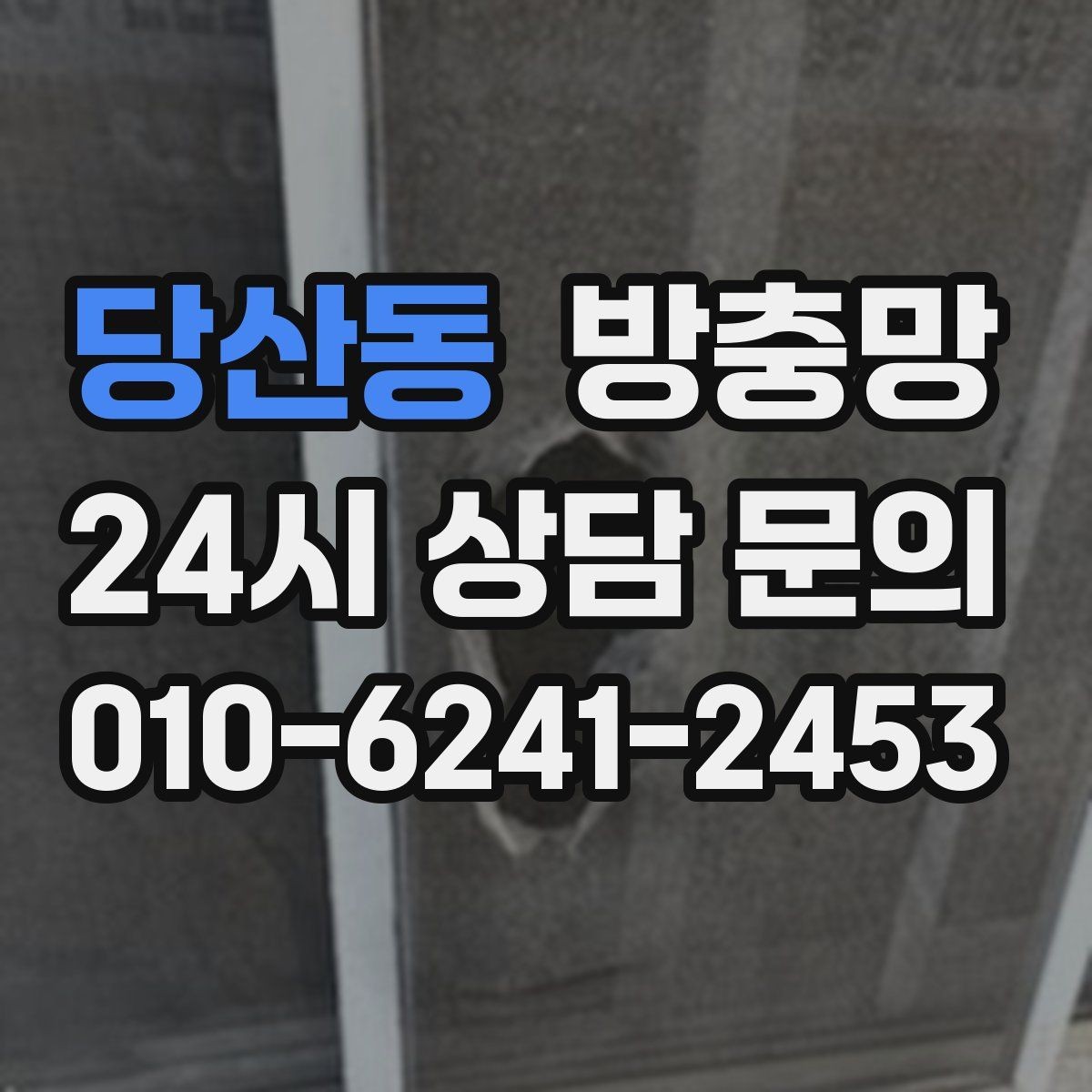 당산동 방충망 교체했는데도 벌레가 들어오면 어디가 문제일까