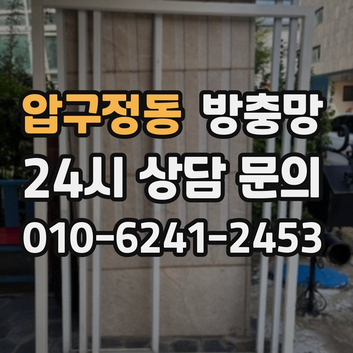 압구정동 방충망