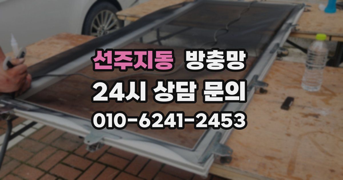 선주지동 방충망