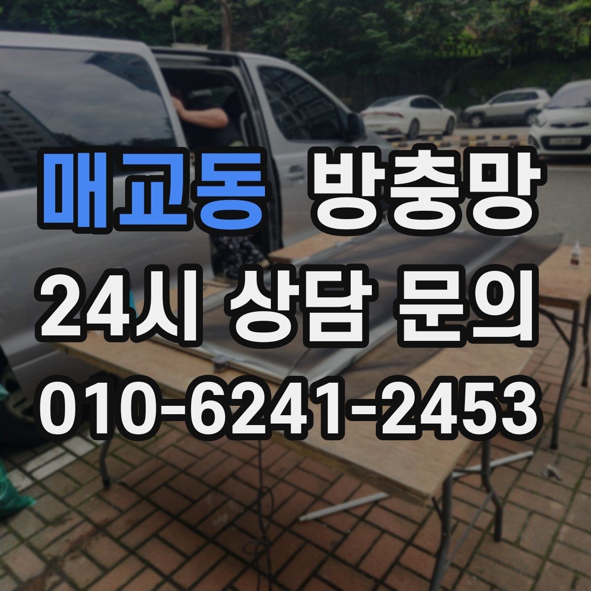 매교동 방충망 벌레 유입 때문에 창문을 못 열겠다면