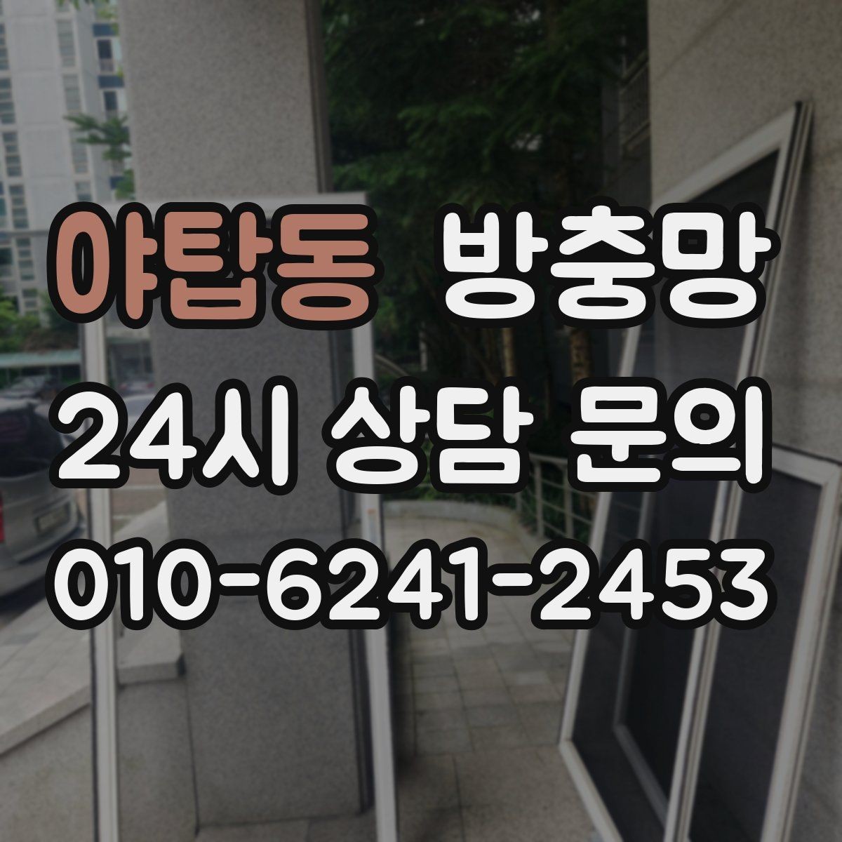 야탑동 방충망 욕실 창문 벌레 유입이 잦은 이유