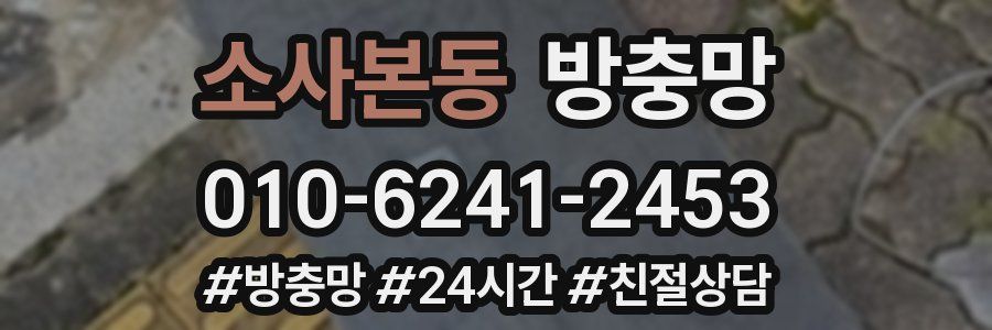 소사본동 방충망