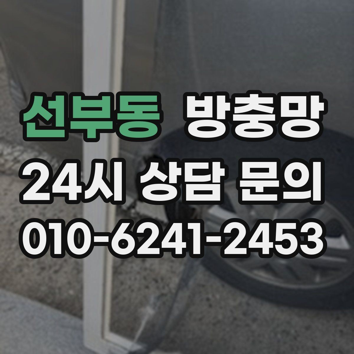 선부동 방충망 방범 방충망이 필요한 집의 특징