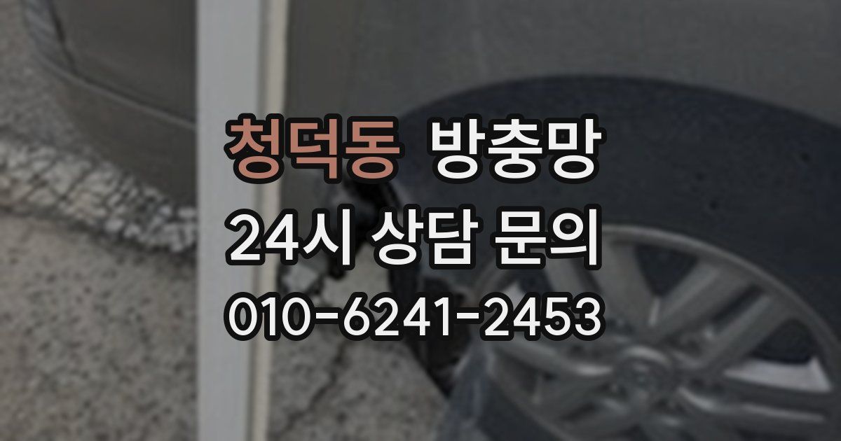 청덕동 방충망