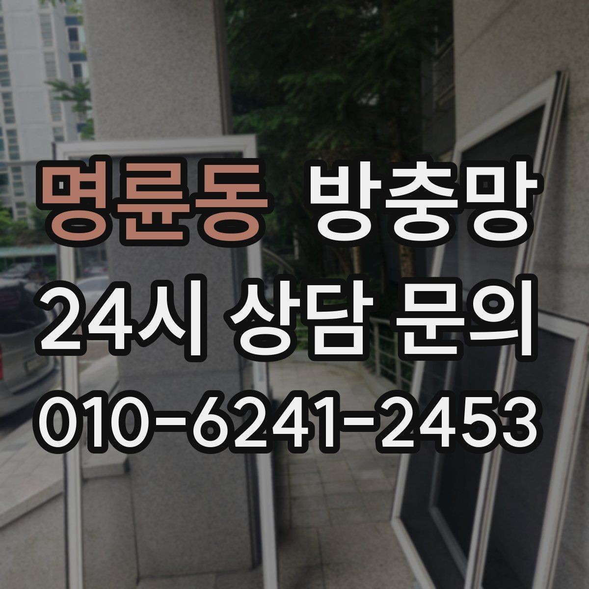 명륜동 방충망 모기가 들어오는 집은 눈 크기부터 봅니다