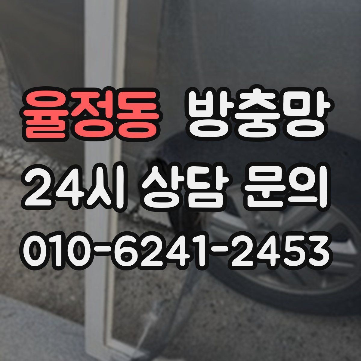 율정동 방충망 창틀 실리콘이 들뜨면 유입 통로가 됩니다
