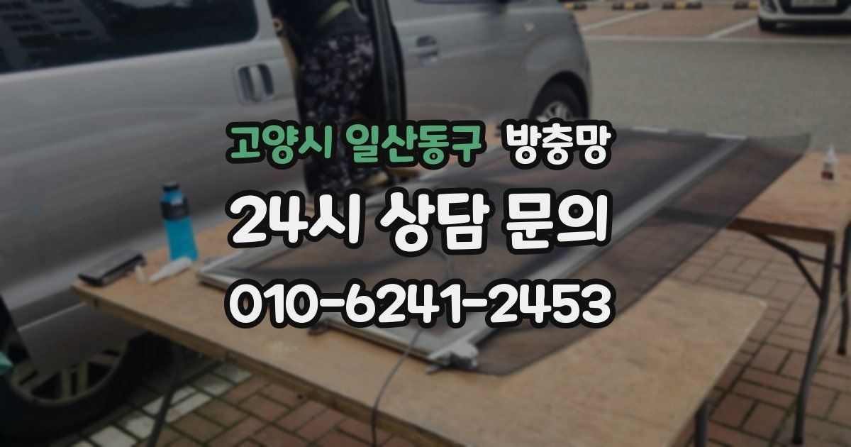 고양시 일산동구 방충망