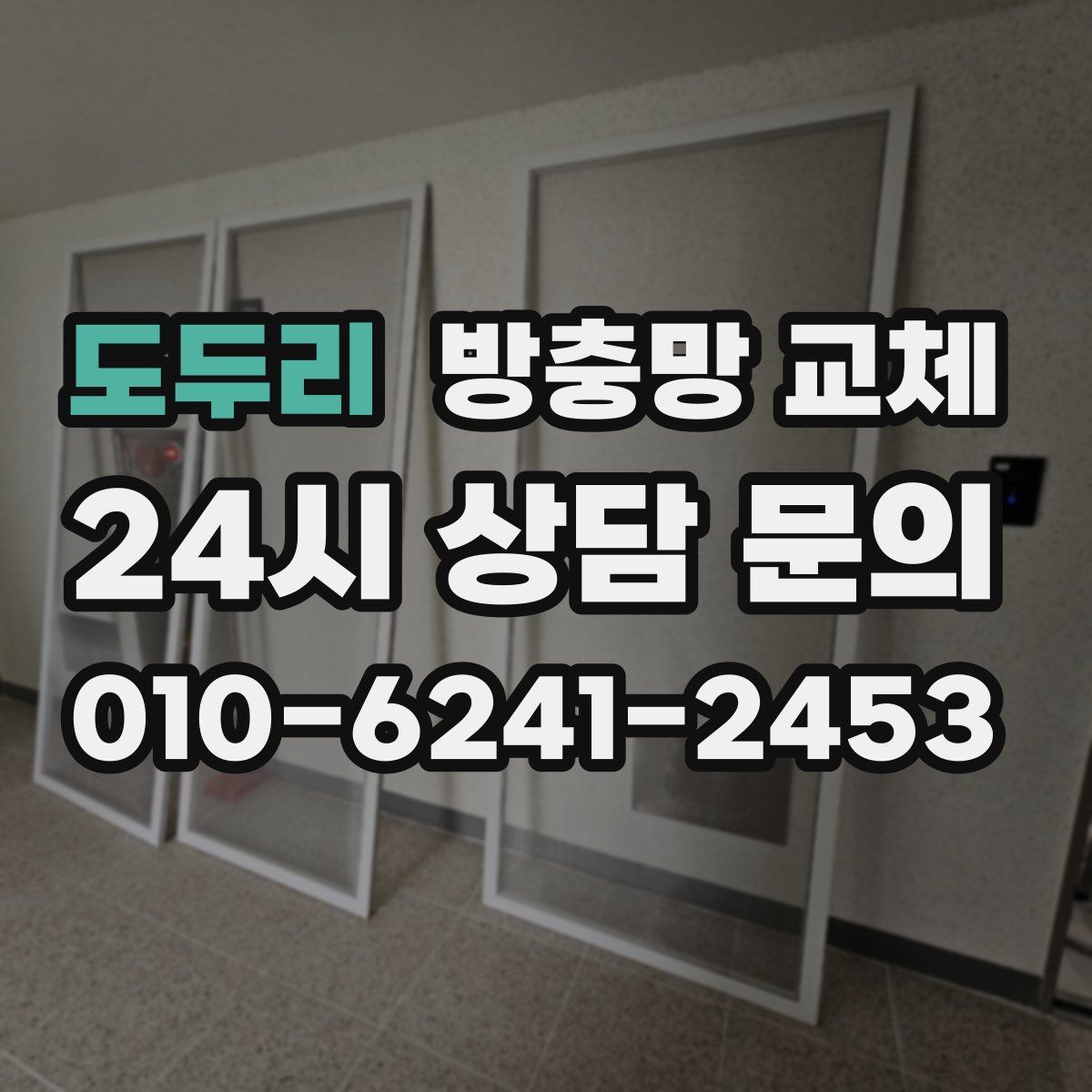 도두리 방충망 교체