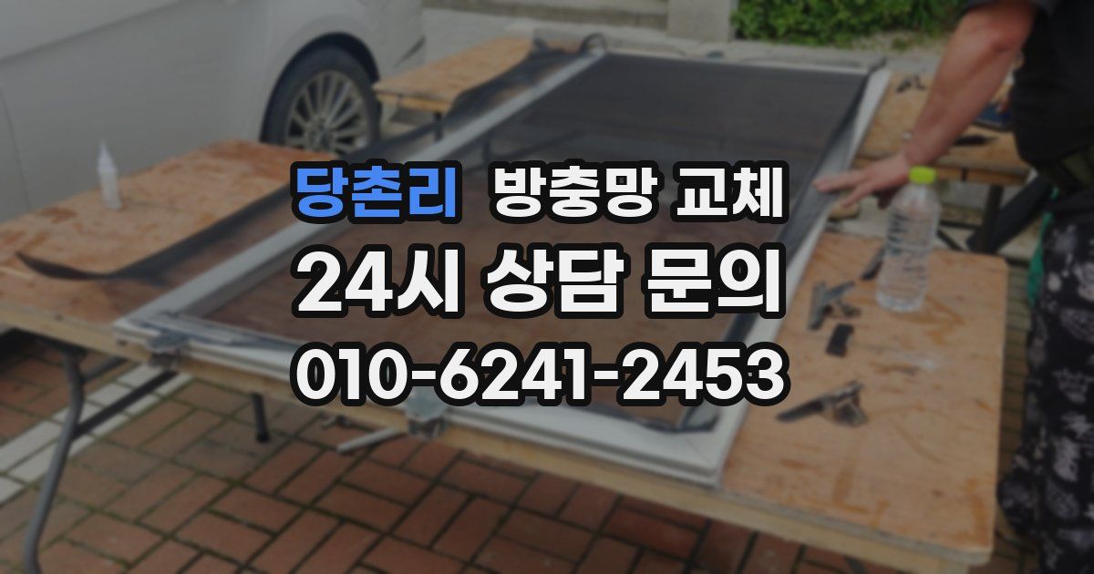 당촌리 방충망 교체