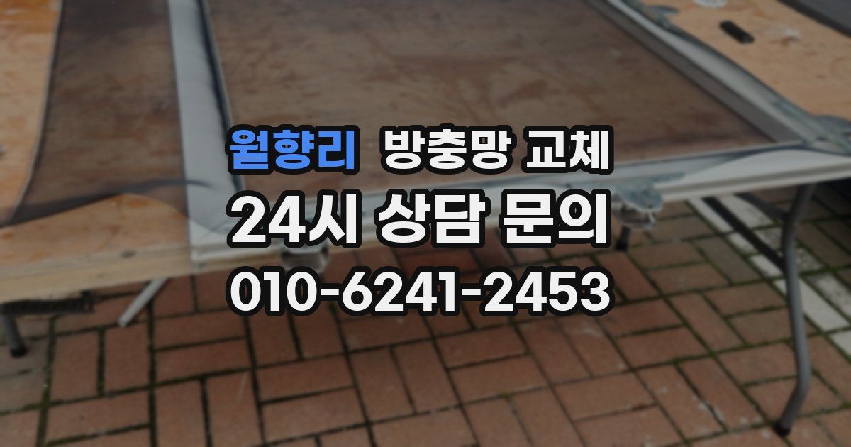 월향리 방충망 교체