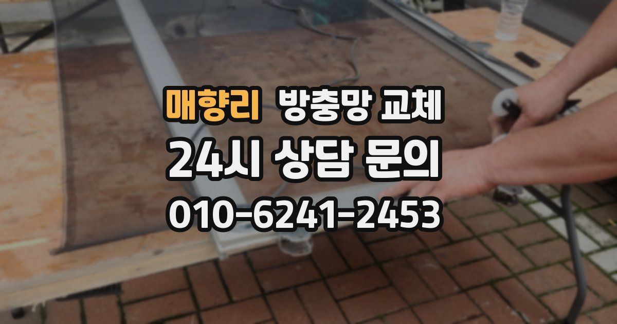 매향리 방충망 교체