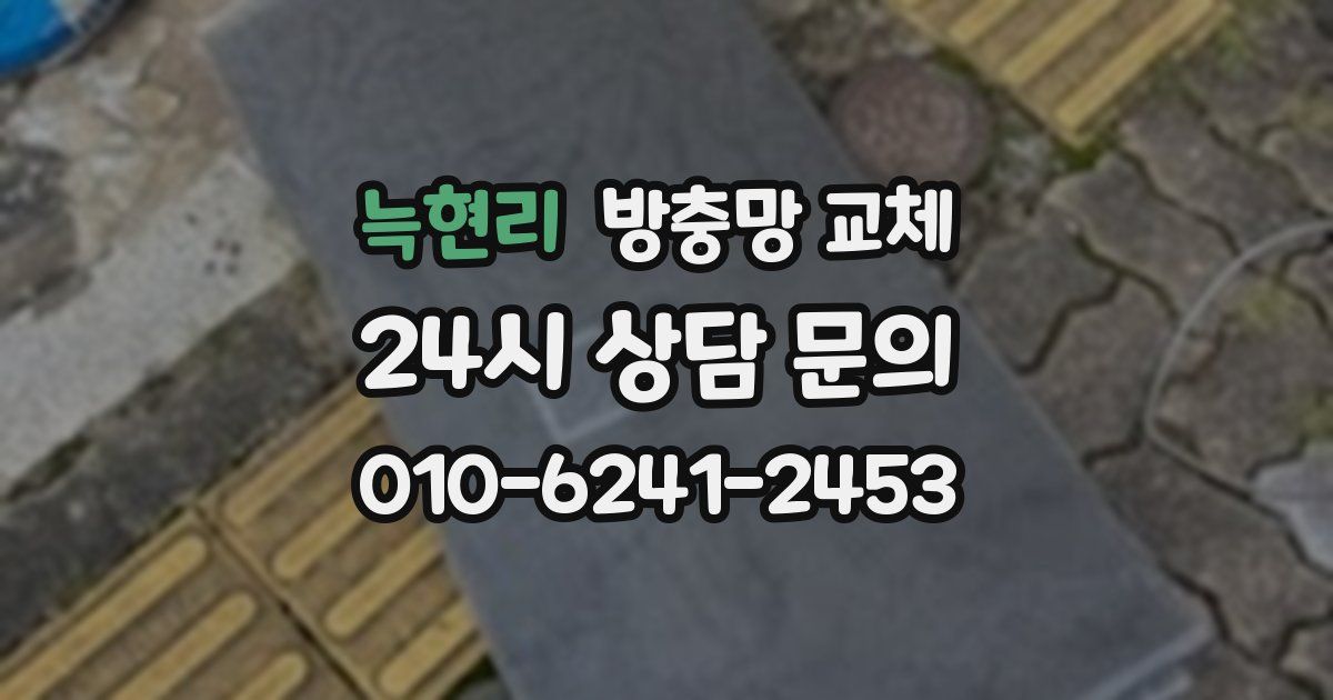 늑현리 방충망 교체