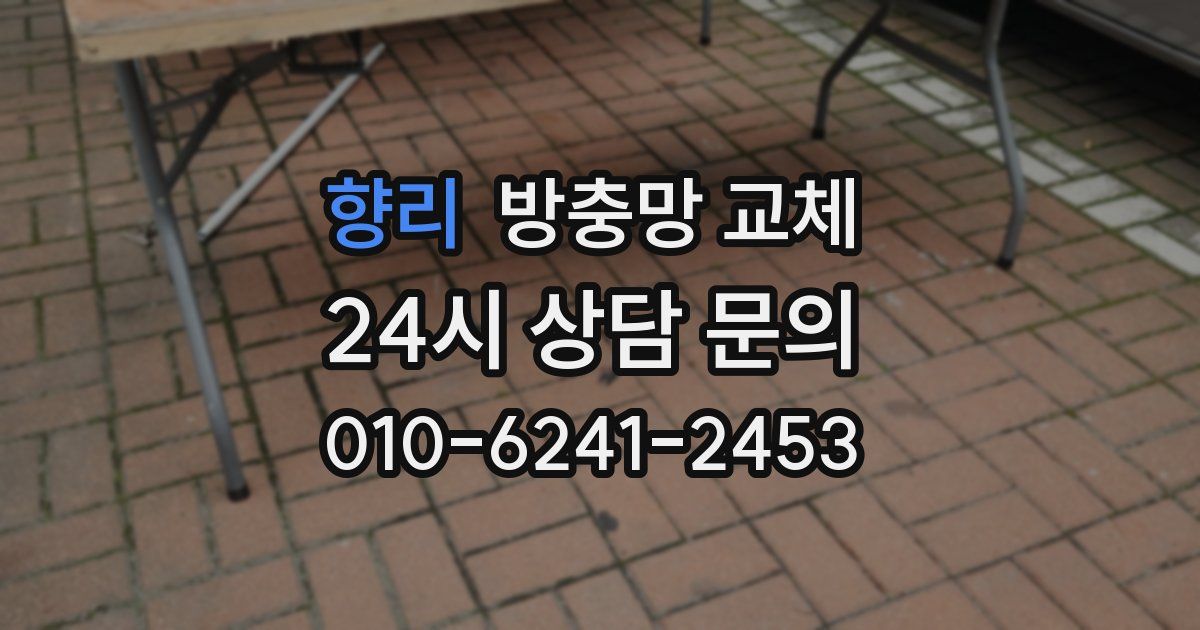 향리 방충망 교체