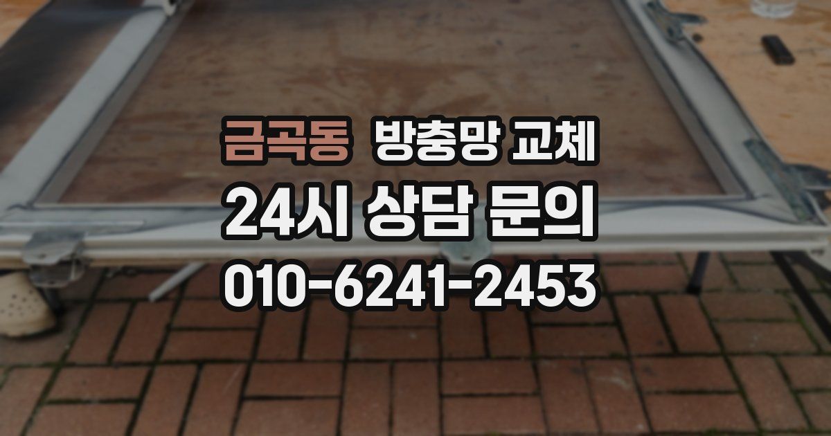 금곡동 방충망 교체
