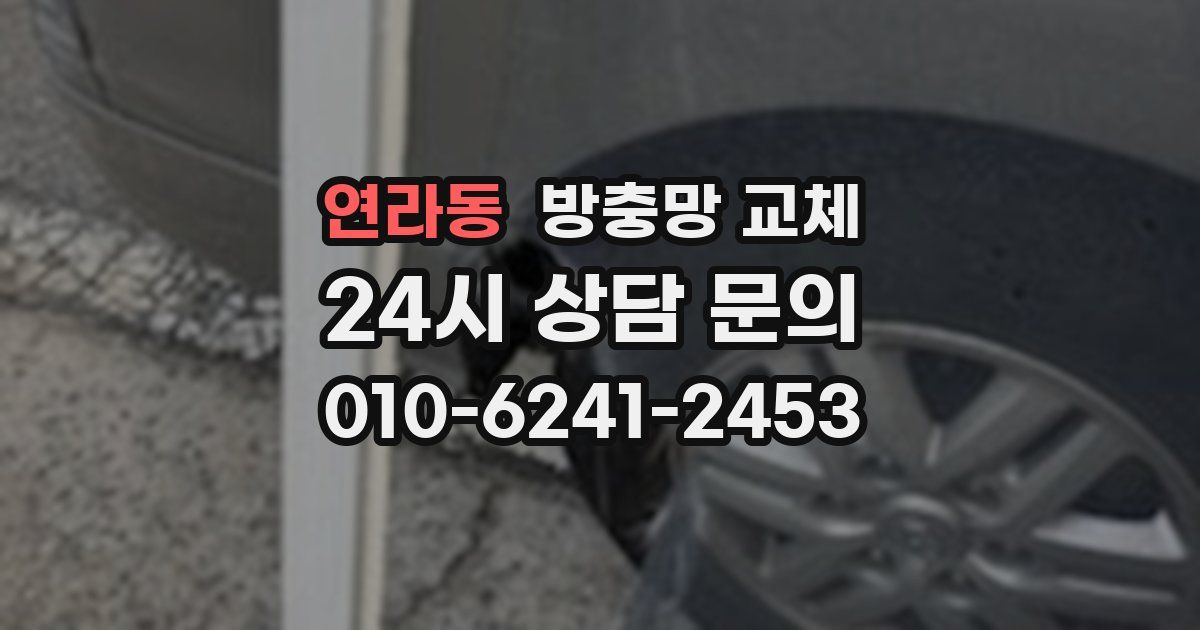연라동 방충망 교체