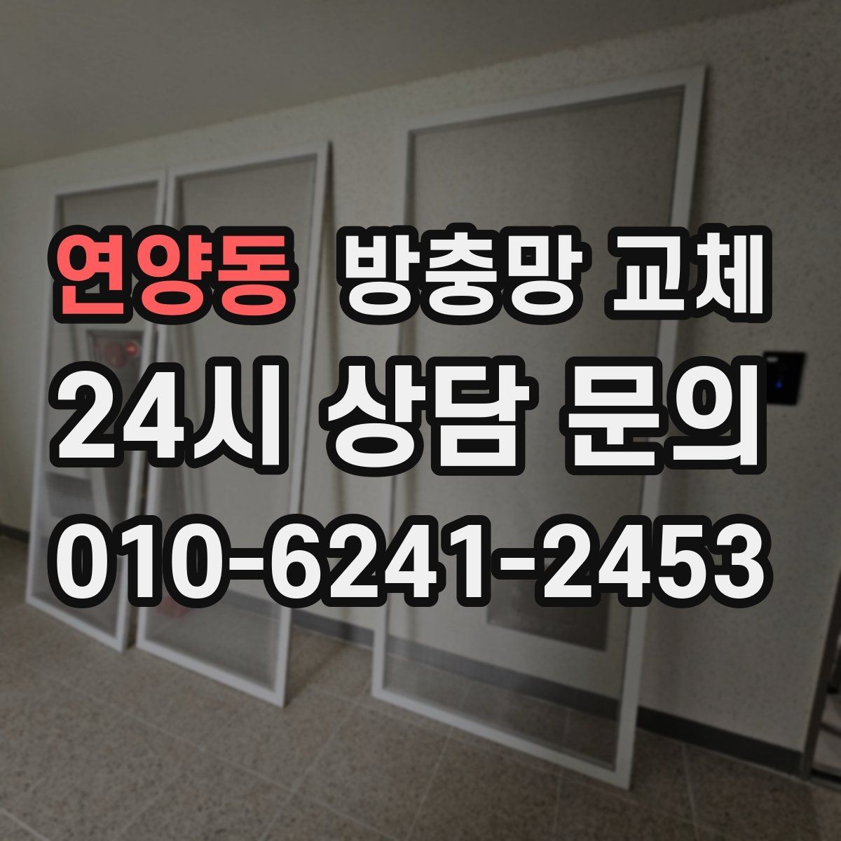 연양동 방충망 교체 환기하려다 벌레 때문에 포기했다면