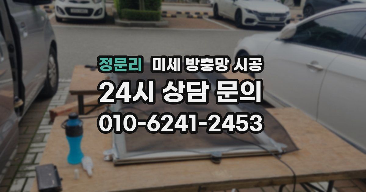 정문리 미세 방충망 시공