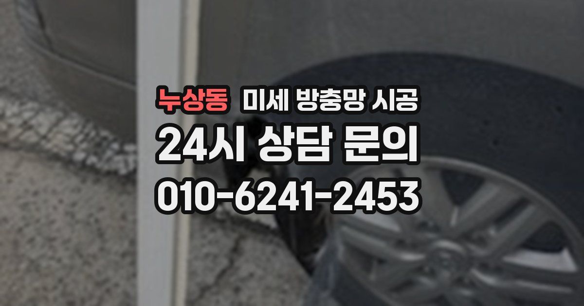 누상동 미세 방충망 시공