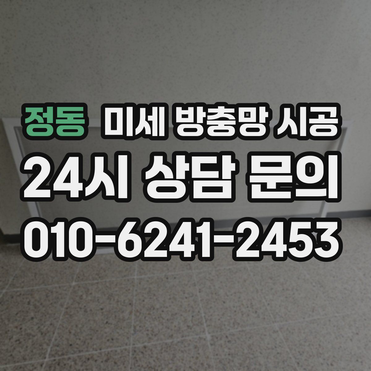 정동 미세 방충망 시공