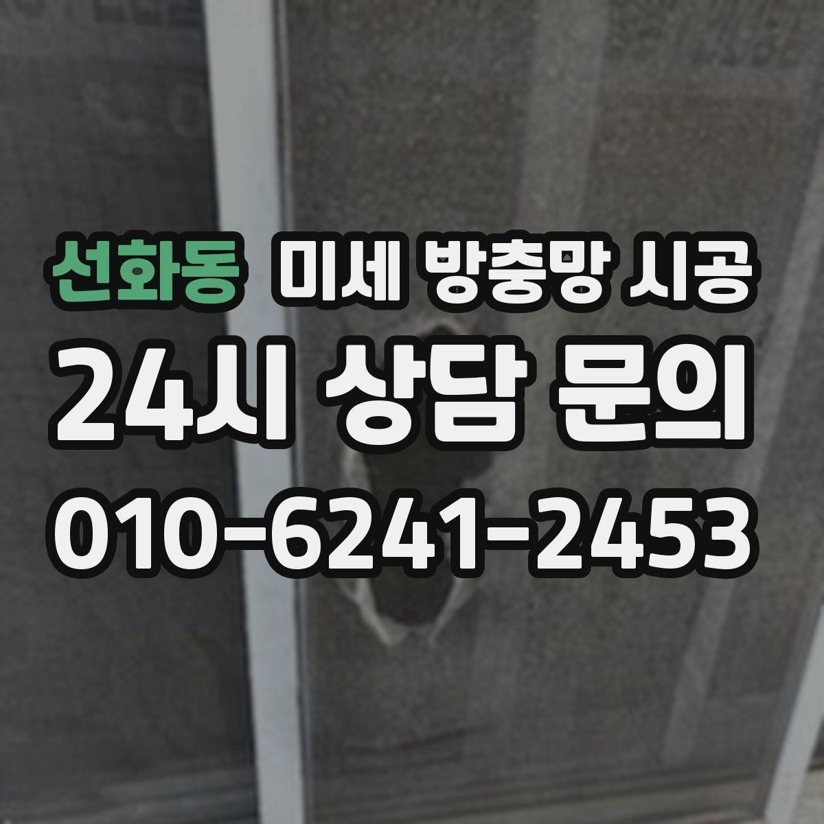 선화동 미세 방충망 시공 후 시야와 개방감은 얼마나 달라질까