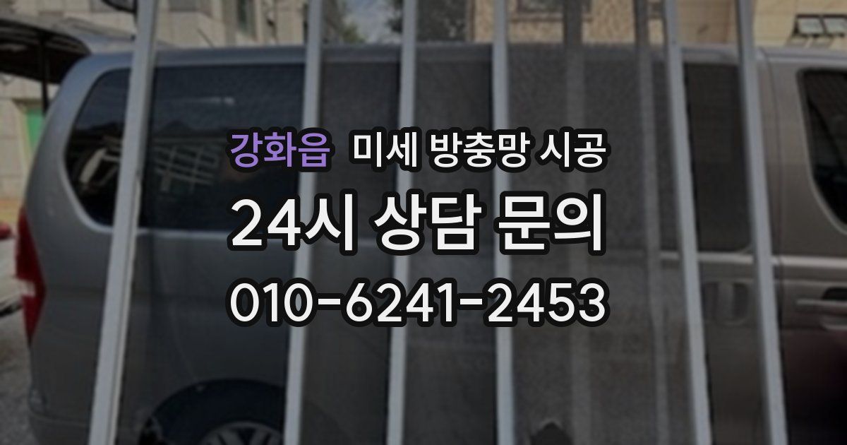 강화읍 미세 방충망 시공