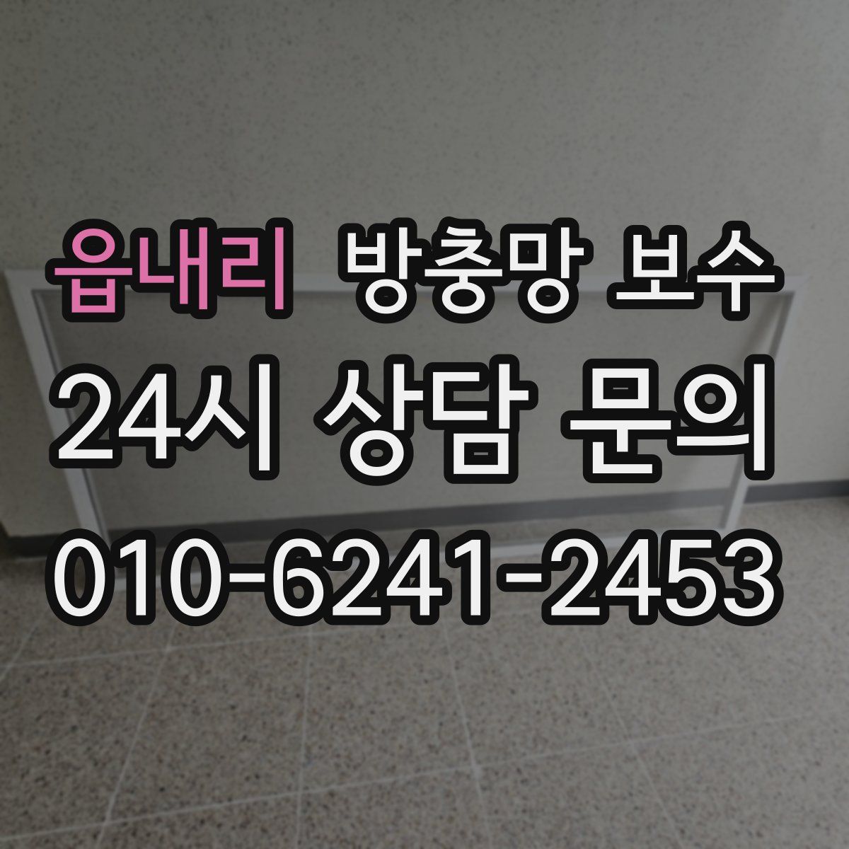 읍내리 방충망 보수