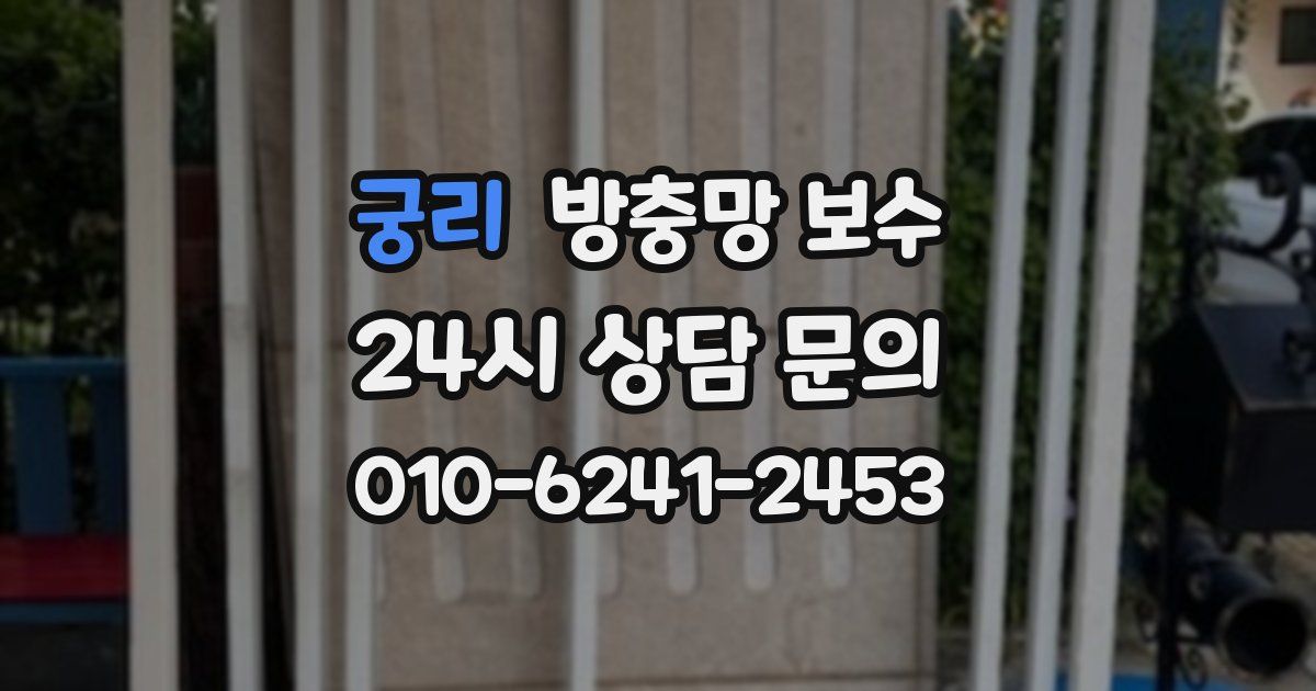 궁리 방충망 보수
