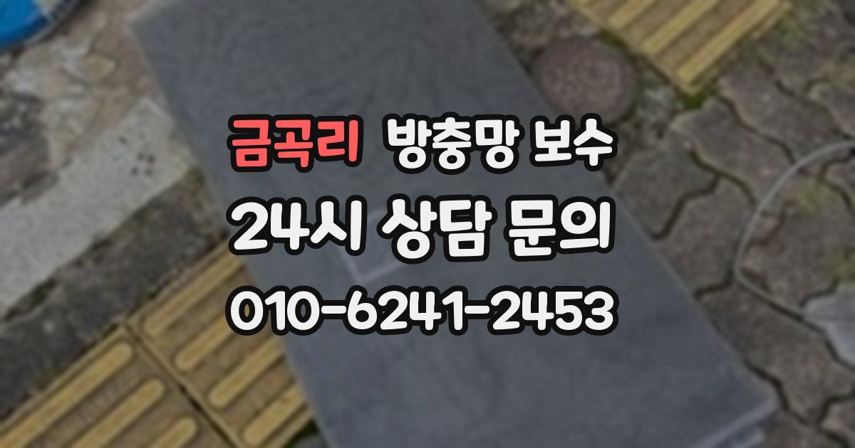 금곡리 방충망 보수