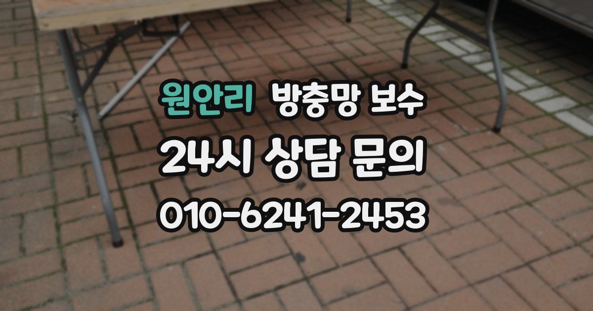 원안리 방충망 보수