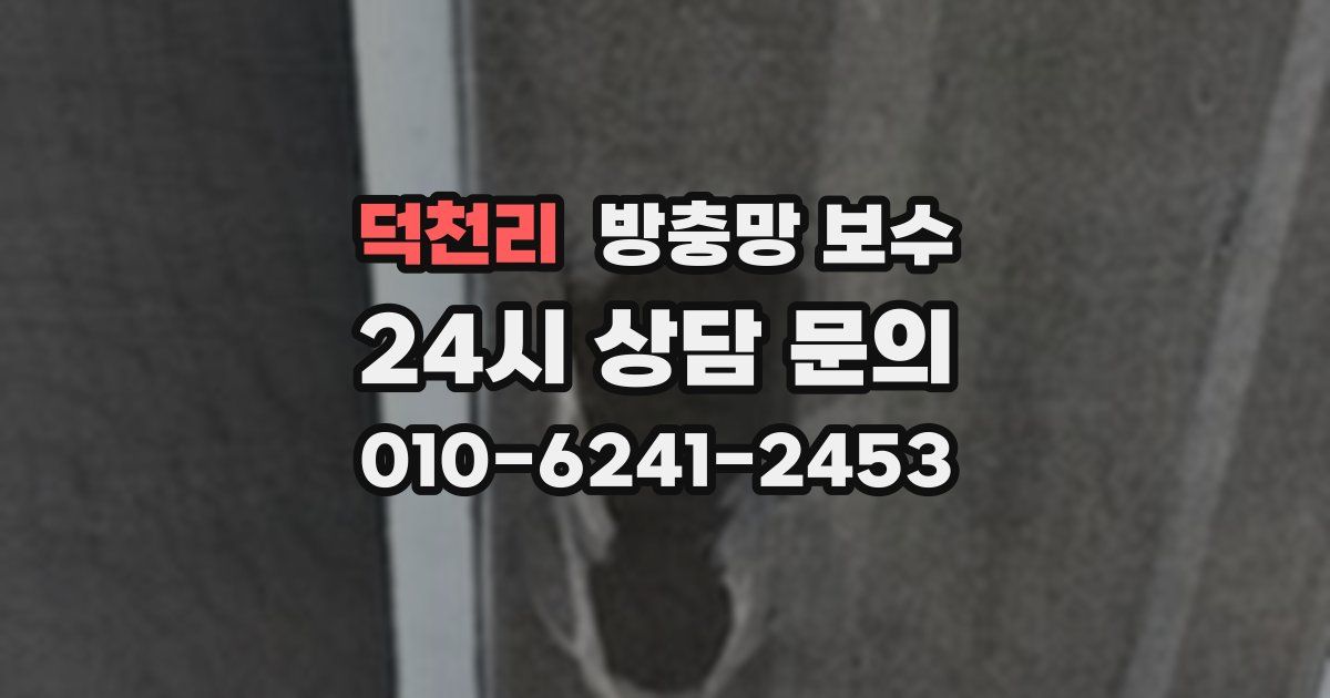 덕천리 방충망 보수