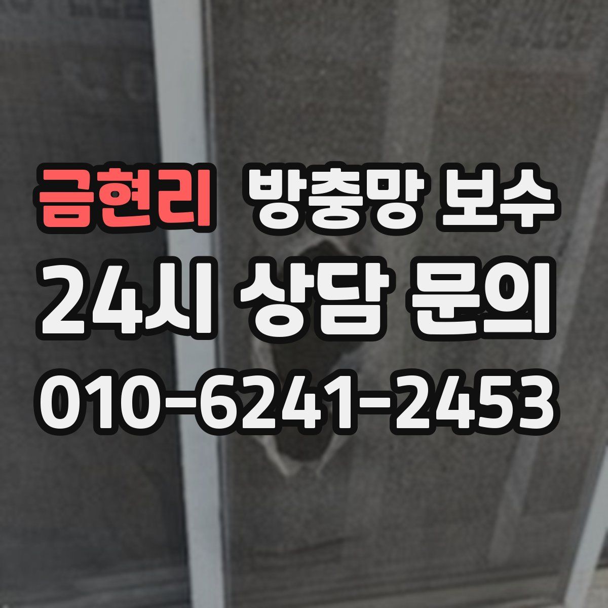 금현리 방충망 보수