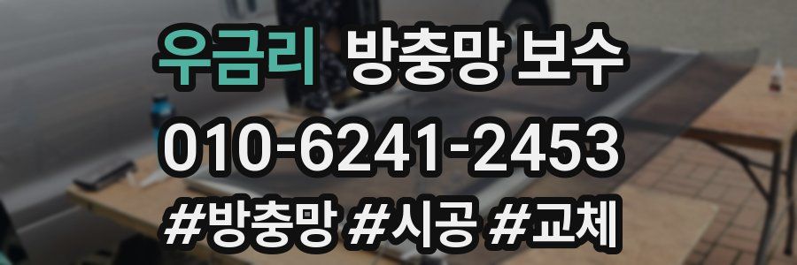 우금리 방충망 보수