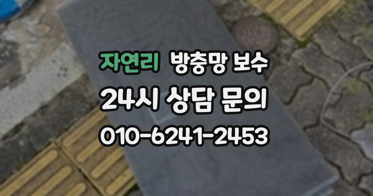 자연리 방충망 보수