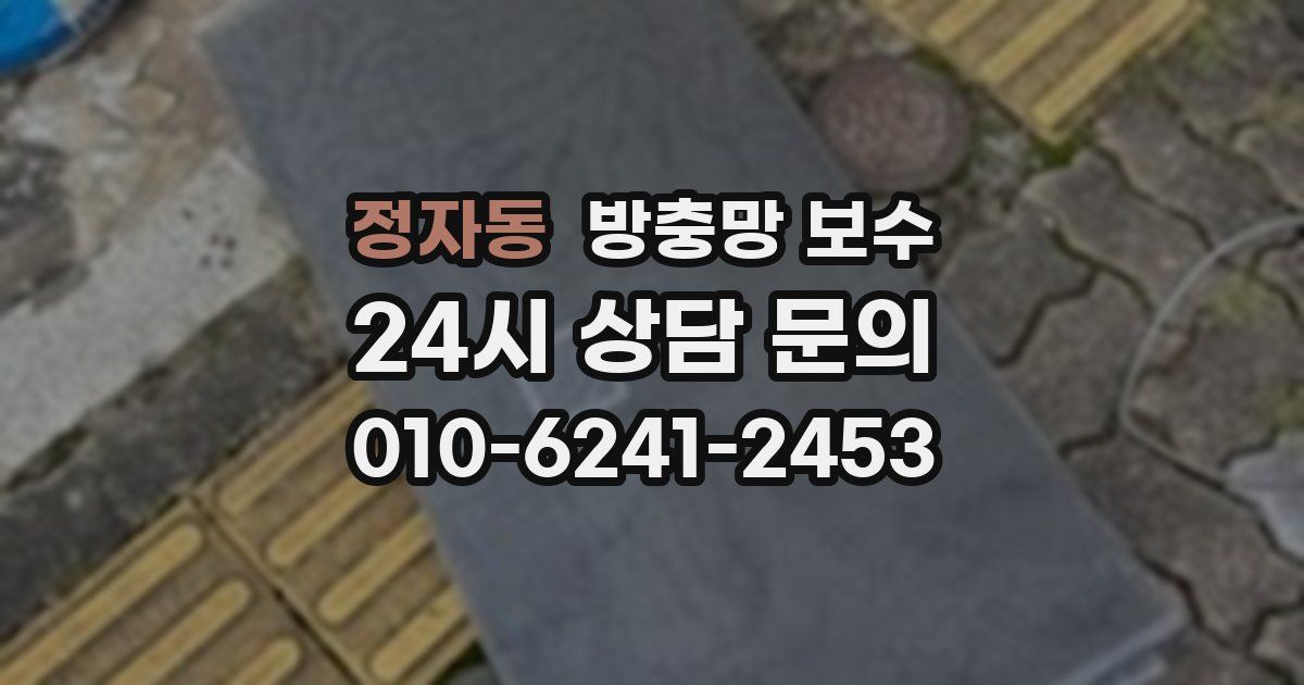 정자동 방충망 보수