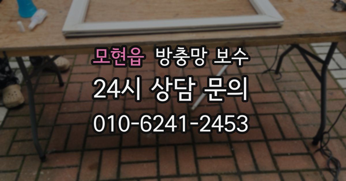 모현읍 방충망 보수