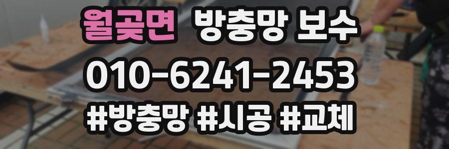월곶면 방충망 보수