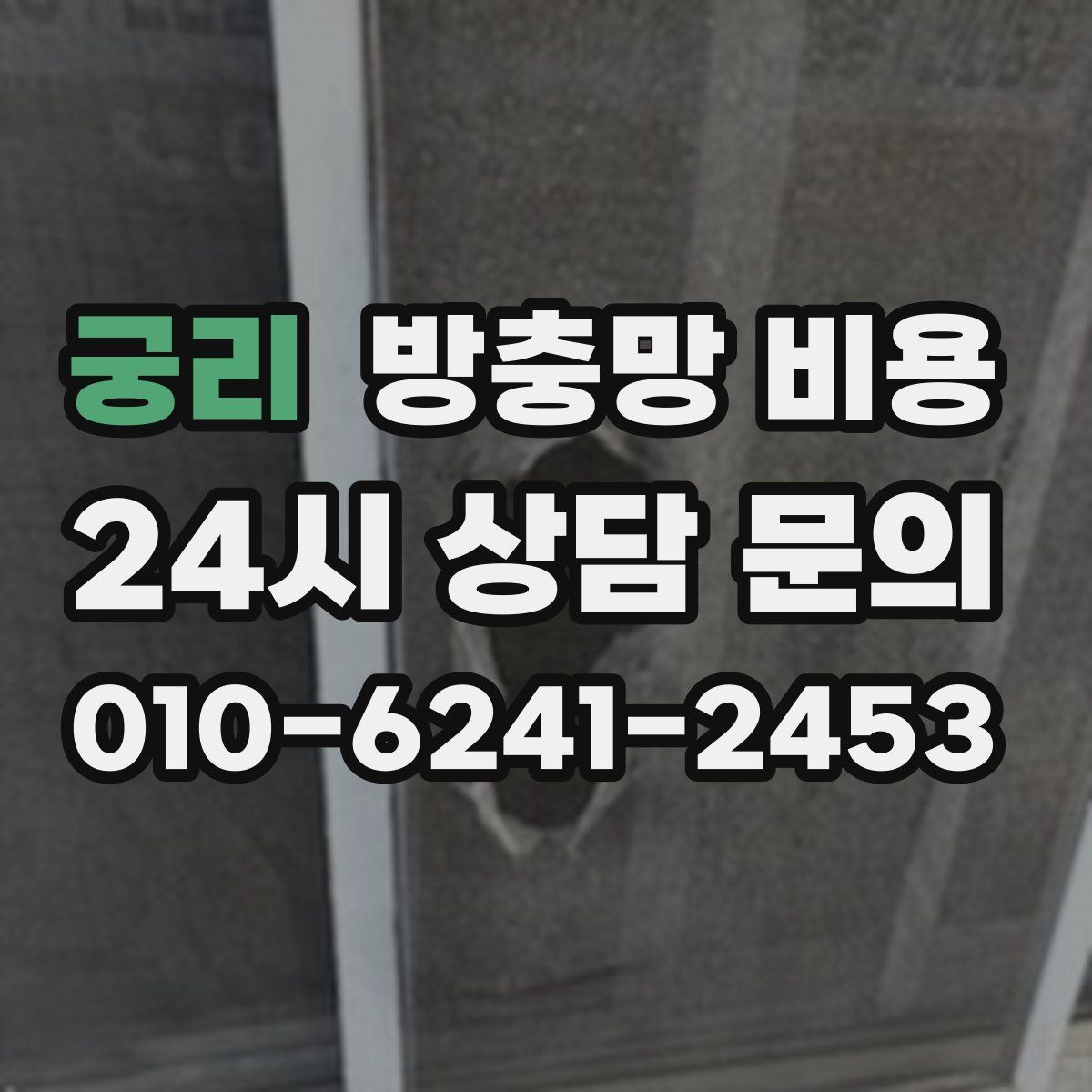 궁리 방충망 비용