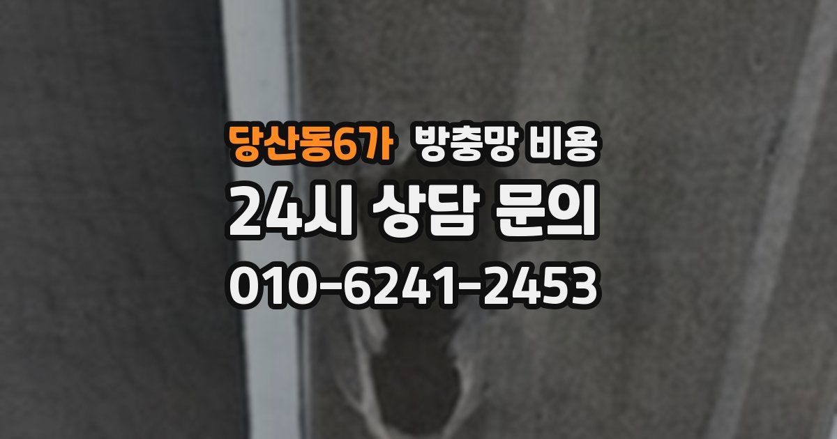 당산동6가 방충망 비용