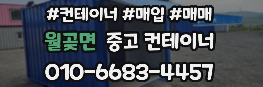월곶면 중고 컨테이너