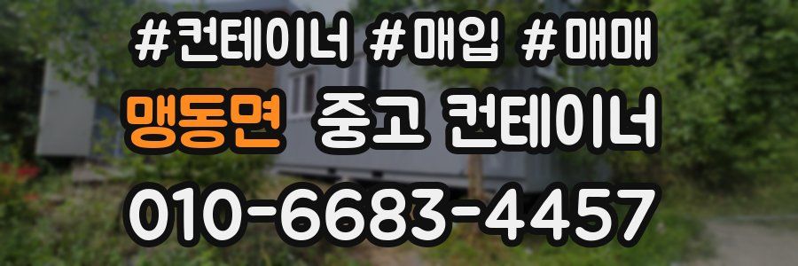 맹동면 중고 컨테이너