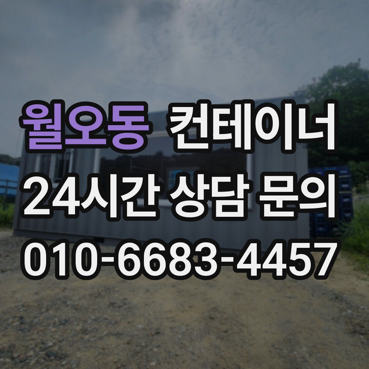 월오동 컨테이너 매입