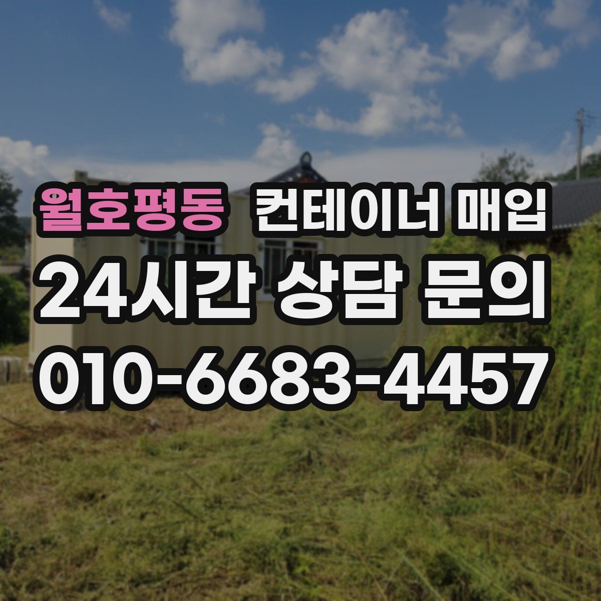 월호평동 컨테이너 매입