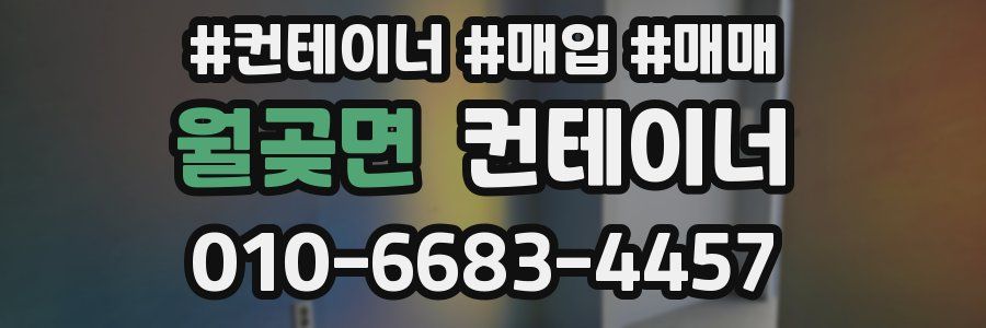 월곶면 컨테이너